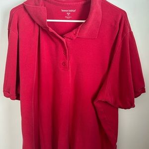 Woman Within red polo shirt size 2X